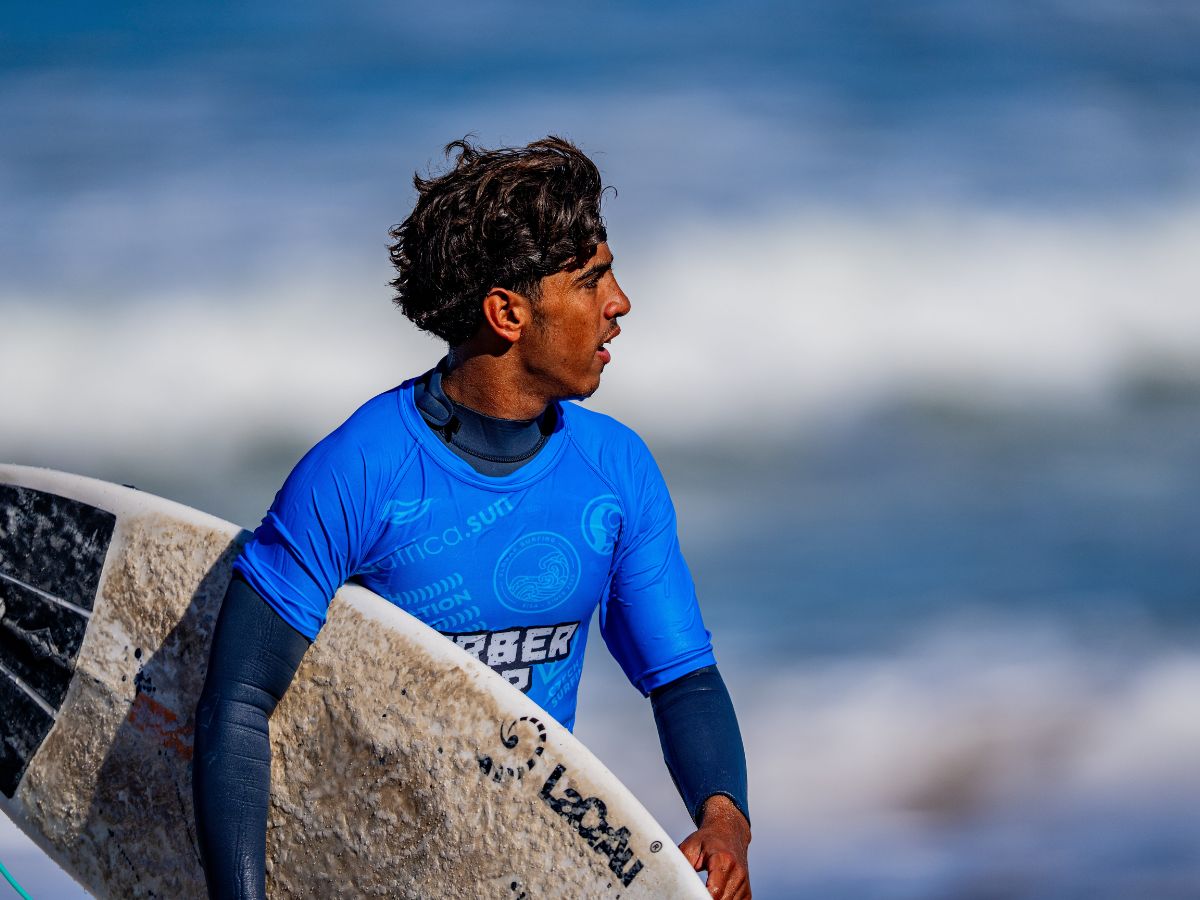 Riptide Surf Camp owner and Moroccan surf champion in Taghazout