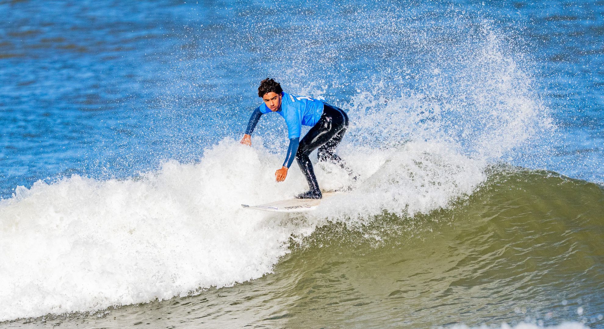 Advanced surfer inside a powerful Moroccan wave